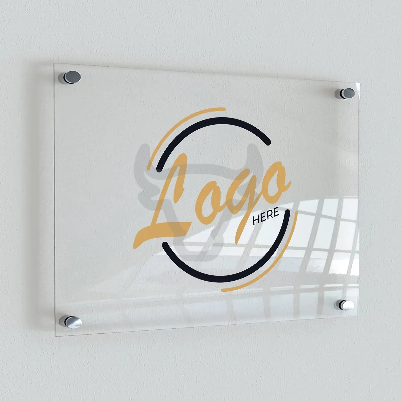 Custom acrylic business sign
