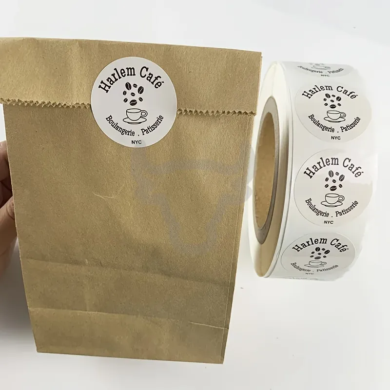 Label applied to food packaging